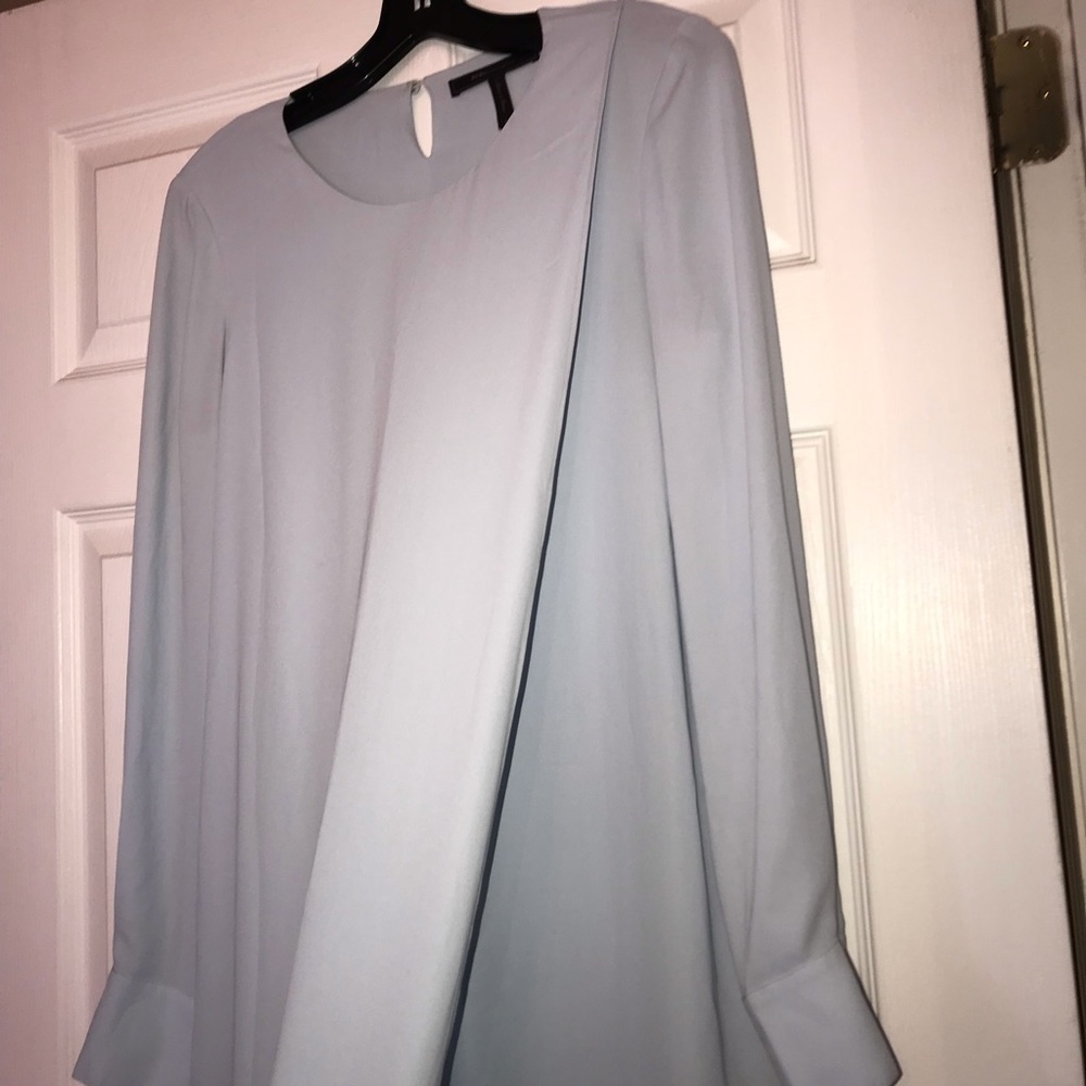 BCBG Maxazria Aston Smock dress dusty blue - Picture 4 of 8
